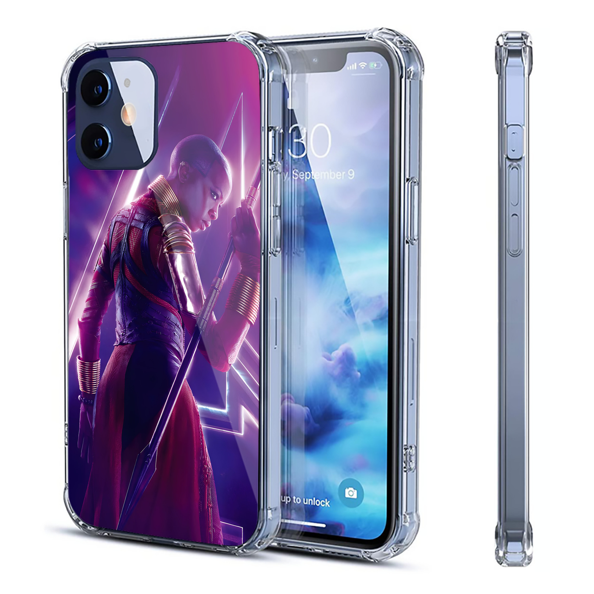（画像用） アベンジャーズ The Avengers 【iPhone 12シリーズ対応】透明スマホケース（クリアソフトケース）